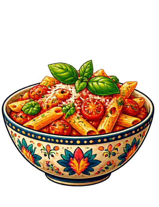 Italian food illustration